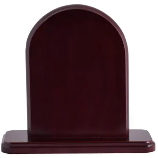 Rosewood Desk Clock Back